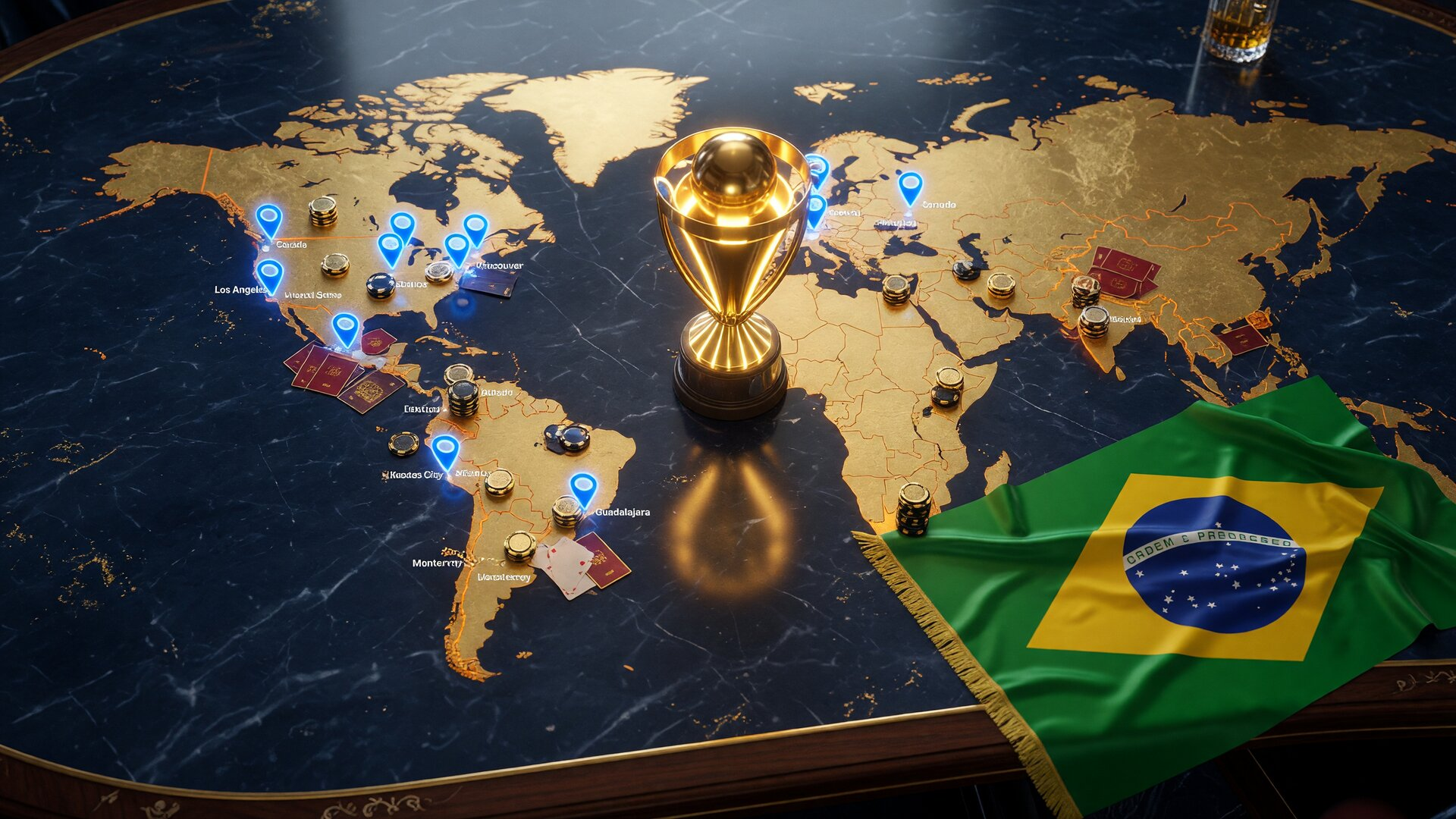Mapa Cassino Copa 2026